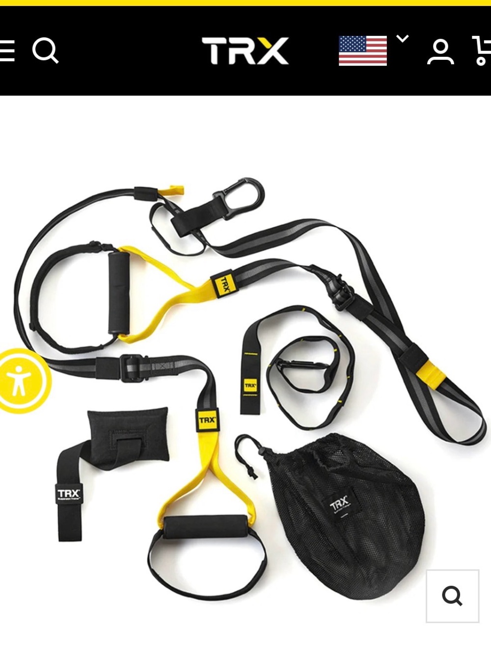 TRX Suspension Trainer Kit with X mount anchor included!